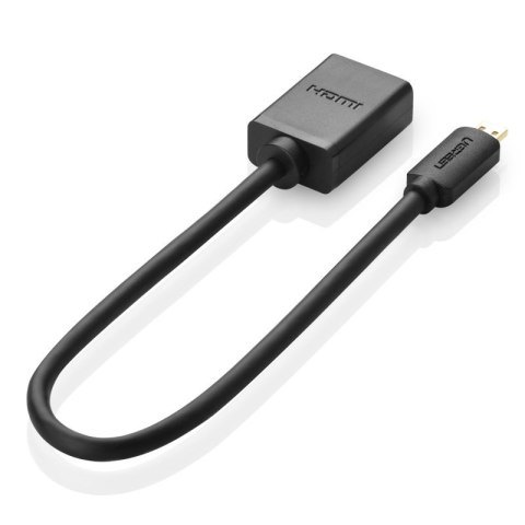 Kabel przewód przejściówka HDMI - micro HDMI 20cm czarny UGREEN