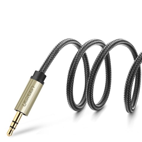 Kabel przewód rozdzielacz audio mini jack 3.5 mm - 2x jack 6.35mm 1m szary UGREEN