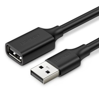 Przedłużacz kabla przewodu USB 2.0 480Mb/s 1.5m czarny UGREEN