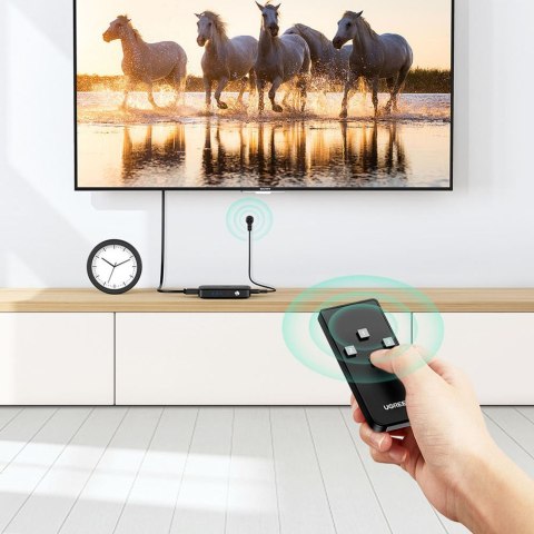 Przełącznik rozdzielacz splitter switch HDMI - 3x HDMI 4K 30Hz czarny UGREEN