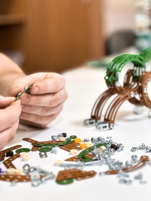 Zestaw konstrukcyjny Mały Konstruktor Dinozaury Triceratops Alexander