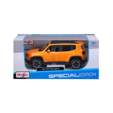 Model kompozytowy Jeep Renegade pomarańczowy 1/24 Maisto