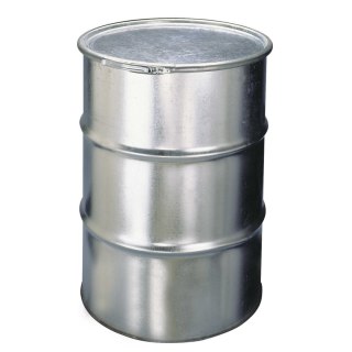 Beczka stalowa metalowa ocynkowana 200L zdejmowane wieko MEVA