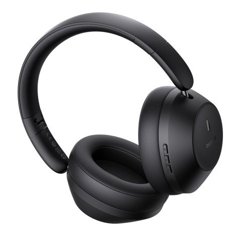 Słuchawki bezprzewodowe nauszne Bass 30 Max Bluetooth 5.3 - czarne BASEUS
