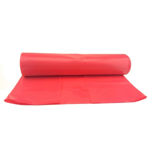 Worki na odpadki śmieci grube 80 mikr. wytrzymałe rolka 15szt. - czerwone 120L MEVA