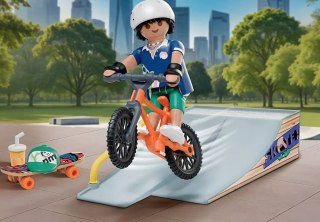 Zestaw z figurką My Life 71798 Skater z rampą Playmobil
