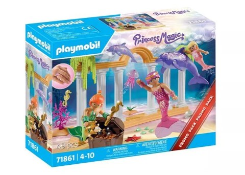 Zestaw z figurkami 71861 Syrenki ze skarbem i delfinem Playmobil