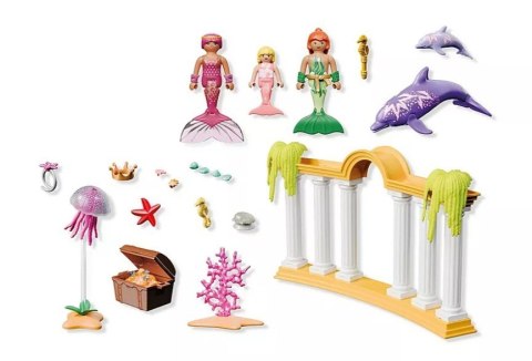 Zestaw z figurkami 71861 Syrenki ze skarbem i delfinem Playmobil