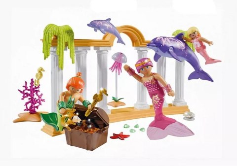 Zestaw z figurkami 71861 Syrenki ze skarbem i delfinem Playmobil