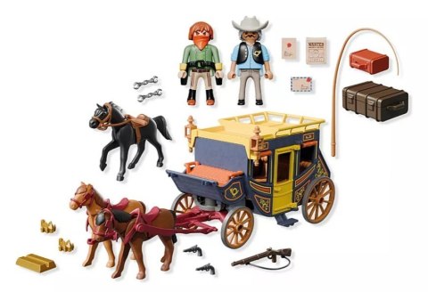 Zestaw z figurkami 71862 Napad na dyliżans na Dzikim Zachodzie Playmobil