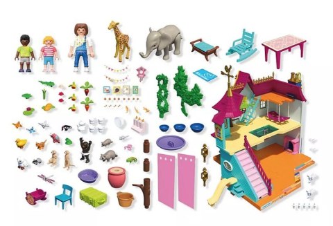 Zestaw z figurkami Animals & Friends 71852 Kolorowa willa dla zwierząt Playmobil