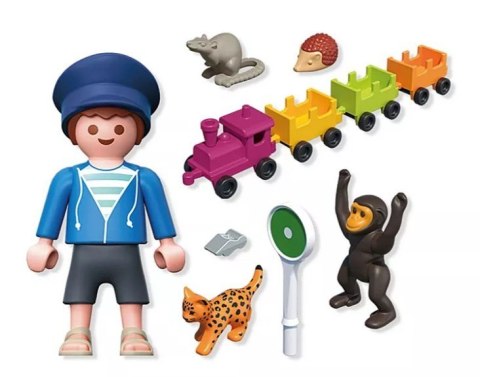 Zestaw z figurkami Animals & Friends 71951 Wycieczka lokomotywą Playmobil