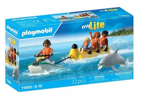Zestaw z figurkami My Life 71905 Przejażdżka na bananie Playmobil