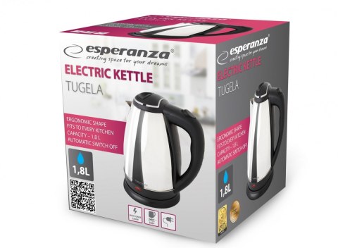 Czajnik elektryczny Tugela 1.8L srebrny Esperanza