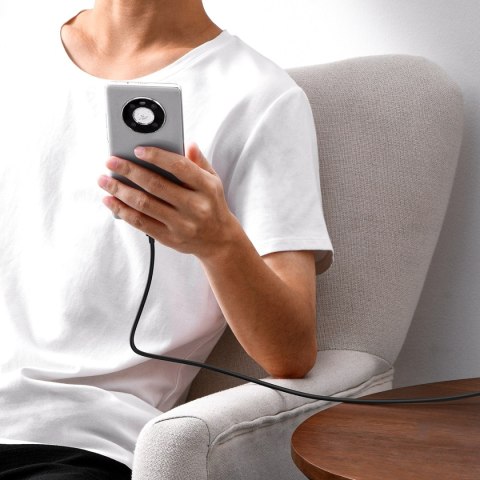 Kabel przewód Superior Series USB-A - USB-C 100W 2m - czarny BASEUS