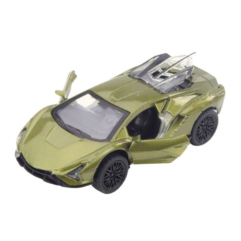 Samochód Sportowy Metalowy Z Napędem Światła Dźwięki Mix LEAN Toys