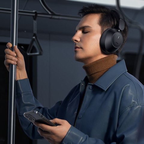 Słuchawki bezprzewodowe nauszne Bass 30 Max Bluetooth 5.3 - czarne BASEUS