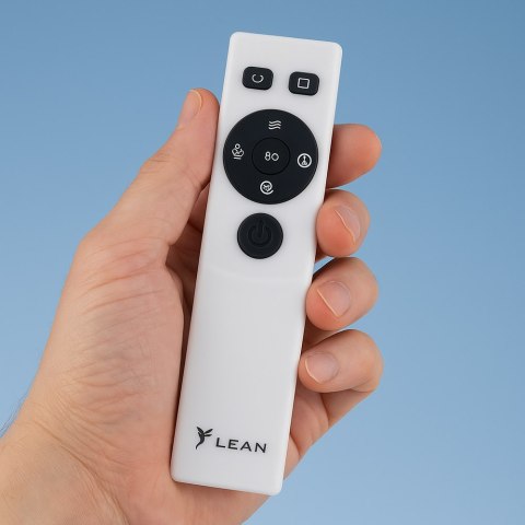 Wentylator Bezłopatkowy Podłogowy Oscylacja Timer Wyświetlacz LCD PILOT LEAN