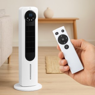 Wentylator Kolumnowy Wodny Podłogowy Jonizacja Oscylacja Wwyświetlac PILOT LEAN Toys