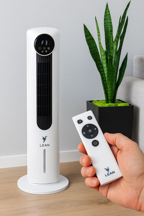 Wentylator Kolumnowy Wodny Podłogowy Jonizacja Oscylacja Wwyświetlac PILOT LEAN Toys