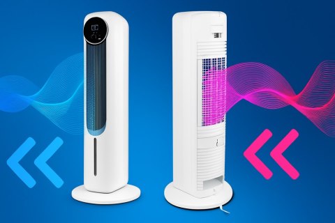 Wentylator Kolumnowy Wodny Podłogowy Jonizacja Oscylacja Wwyświetlac PILOT LEAN Toys