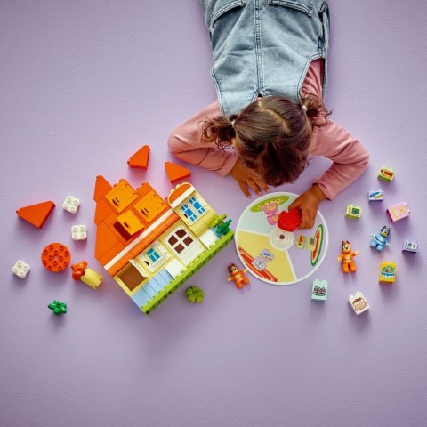 Klocki DUPLO Bluey 10459 Dom rodzinny Blue z grą pamięciową LEGO