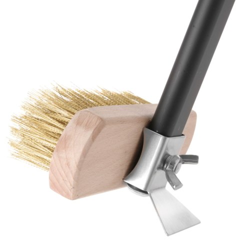 Szczotka do czyszczenia pieca do pizzy z miedzianym włosiem dł. 1320 mm - Hendi 525593 Hendi