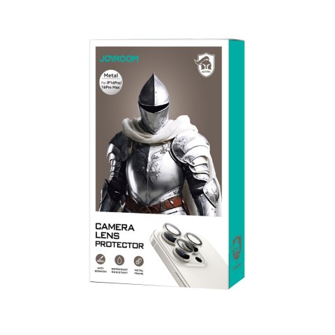 Szkło ochronne na obiektywy iPhone 16/16 Plus - srebrne JOYROOM