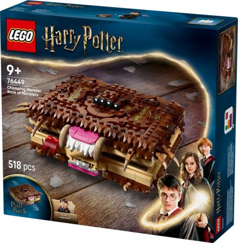 Klocki Harry Potter 76449 Potworna księga potworów z zębami LEGO