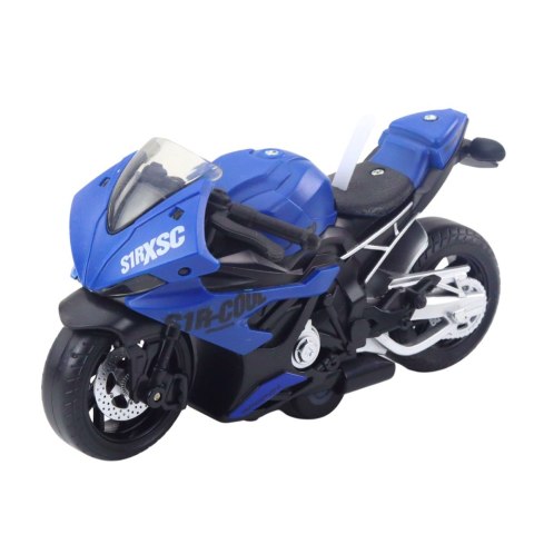 Motocykl Wyścigowy Sportowy Z Napędem Światła Dźwięki Mix LEAN Toys