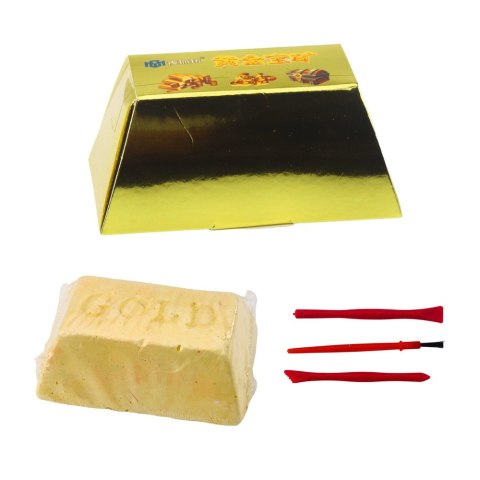 Wykopaliska Sztabka Złota Zestaw Archeologiczny Kamienie Narzędzia LEAN TOYS