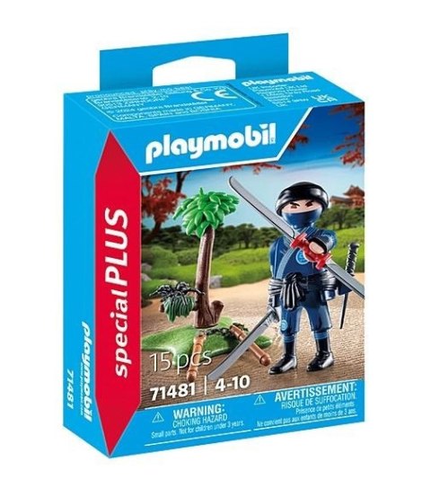 Figurka Special Plus 71481 Ninja z uzbrojeniem Playmobil