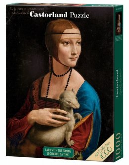 Puzzle 1000 elementów Dama z łasiczką Leonardo da Vinci Art Collection Castor