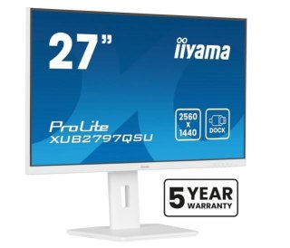 Monitor 27 cali XUB2797QSU-W2,IPS,HDMI,DP,100Hz,QHD,300cd,(5y) IIYAMA