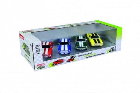 Pojazdy Pull & Speed Ford Mustang 67 4-pak Carrera