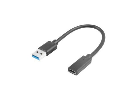 Adapter USB TYPE-C(F) AM 3.1 15 cm Lanberg