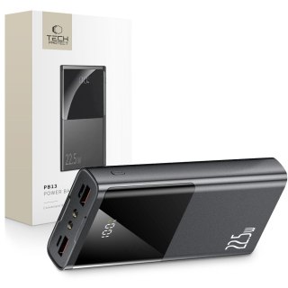Powerbank PB13 20000mAh USB-A USB-C iPhone Lightning z kablem USB-C - USB-A 22.5W - szary Tech-Protect