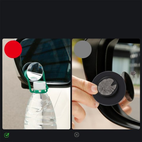 Lusterko samochodowe boczne wypukłe martwe pole Full-view Blind-spot Mirror 2szt. BASEUS