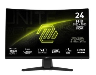 Monitor MAG 242C 23.6 cala/LED/FHD/Curved/180Hz/czarny MSI