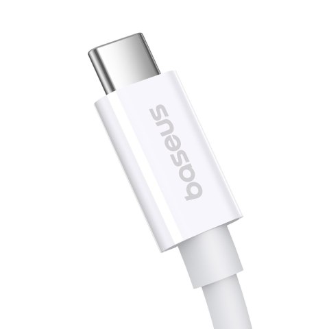 Kabel przewód Superior 2 USB-C - USB-C USB4 240W 1.8m - biały BASEUS