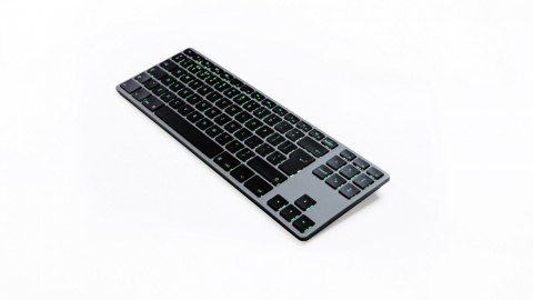 Klawiatura aluminiowa Mac Tenkeyless RGB szara Matias