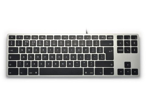 Klawiatura aluminiowa Mac Tenkeyless RGB szara Matias