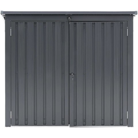 Osłona obudowa na 2 kosze kubły na śmieci 240 l metalowa UNIPRODO