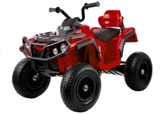 Quad na Akumulator BDM0906 Pompowane Koła Czerwony LEAN CARS