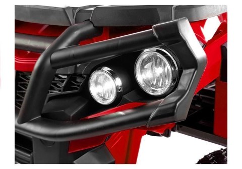 Quad na Akumulator BDM0906 Pompowane Koła Czerwony LEAN CARS