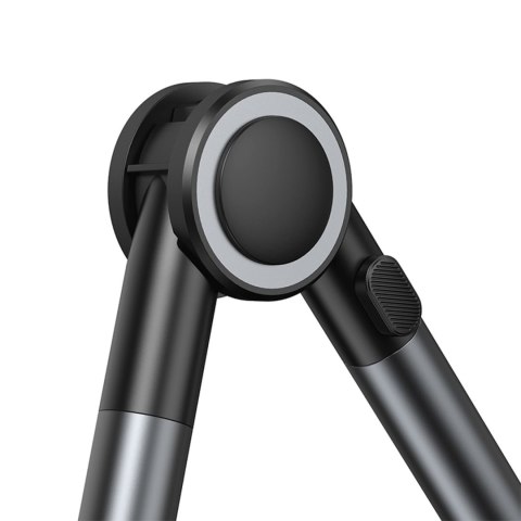 Uchwyt Otaku na telefon tablet obrotowy regulowany mocowany do blatu - szary BASEUS