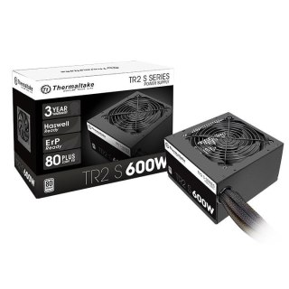 Zasilacz TR2 S Black 600W (80+ 230V EU, 2xPEG, 120mm, Single Rail) Thermaltake