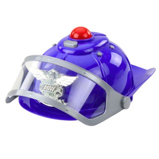 Zestaw Policyjny Dla Dzieci Kask Pistolet Kajdanki Akcesoria 9 el. LEAN Toys