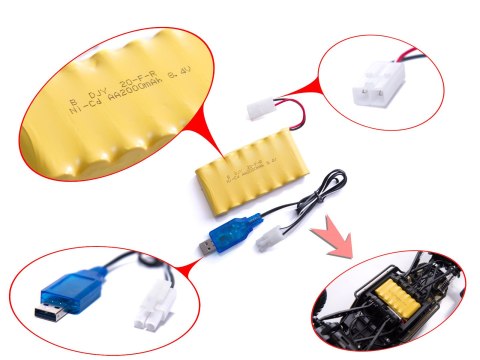 Samochód zdalnie sterowany 2,4GHz 1:8 51cm metal złoty Kik Sp. z o. o. Sp. k.