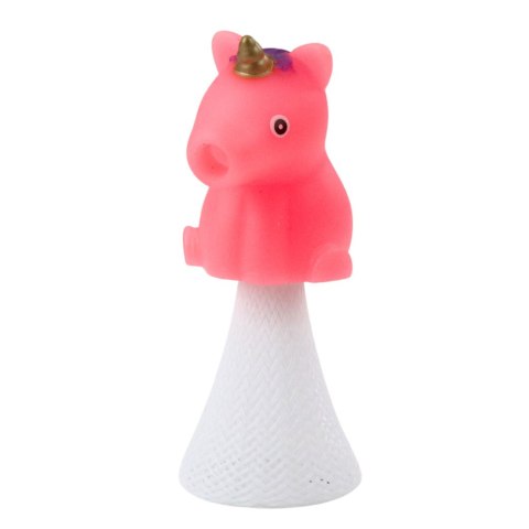 Skaczący Jednorożec Na Sprężynie Pop Up Biały Różowy 10cm Mix LEAN Toys